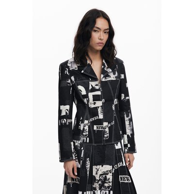 Blazer à fermeture éclair journal DESIGUAL