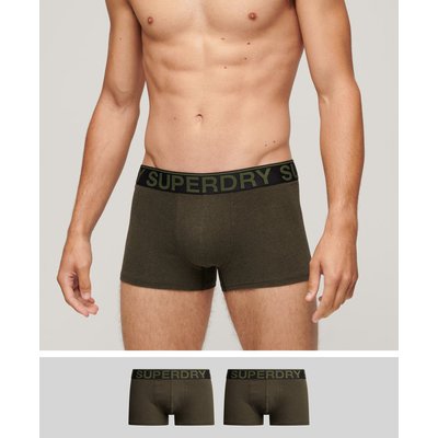 Lot de deux caleçons en coton biologique SUPERDRY