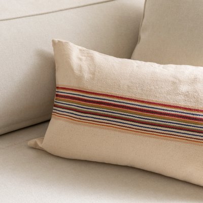 Coussin 100% Coton Rayures -MAE KENAY