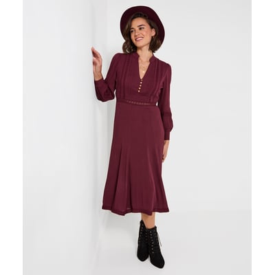 Robe Mi-Longue à Manches Longues Preya JOE BROWNS