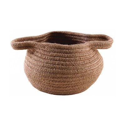 Corbeille ronde en jute naturelle avec 2 poignées AUBRY GASPARD