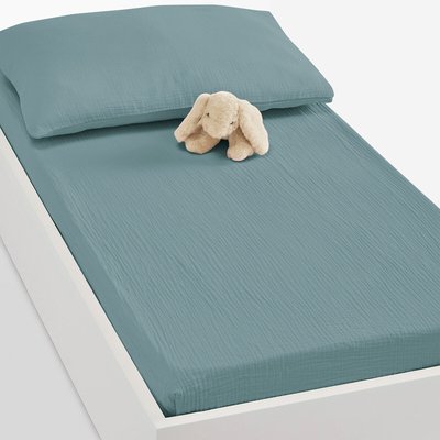 Hoeslaken voor babybed, effen tetra, Kumla LA REDOUTE INTERIEURS