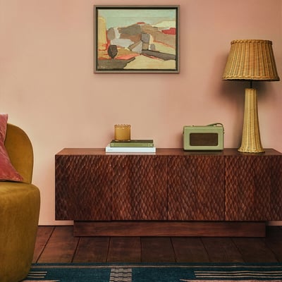 Sherwood Mango Wood 4 Door Media Unit SWOON