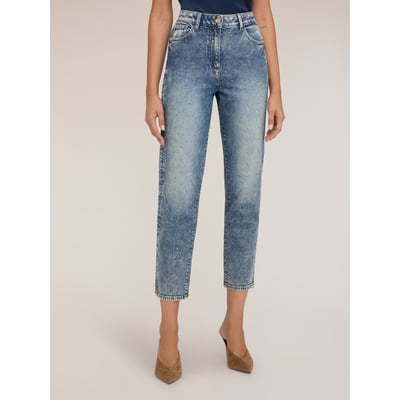 Jean regular mum fit avec strass MOTIVI