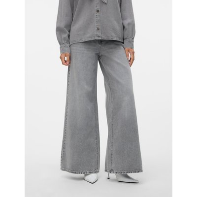 VMANNET Taille moyenne Wide Leg Fit Jeans Jean à coupe large VERO MODA