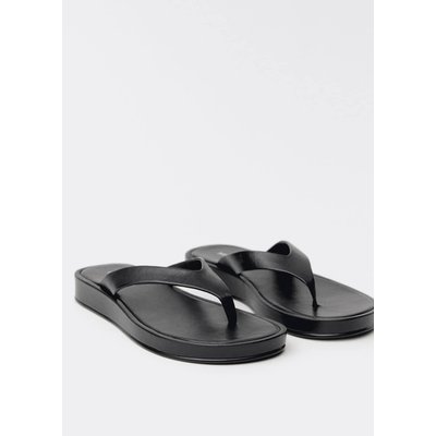 Sandales à lanières cuir MANGO