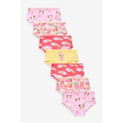 Slips taille basse à imprimé animal, lot de 7 NEXT