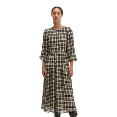 Robe imprimée coupe classique en crêpe de viscose fluide MARC O'POLO