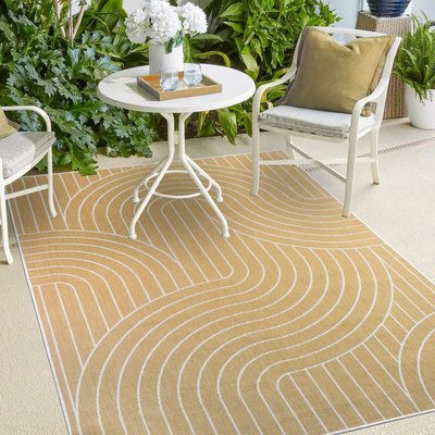 Tapis extérieur, kilim reversible EX1 COL UN AMOUR DE TAPIS