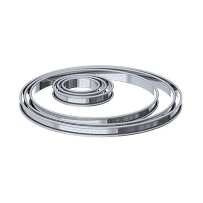 Cercle à tarte perforé - ø28 cm DE BUYER