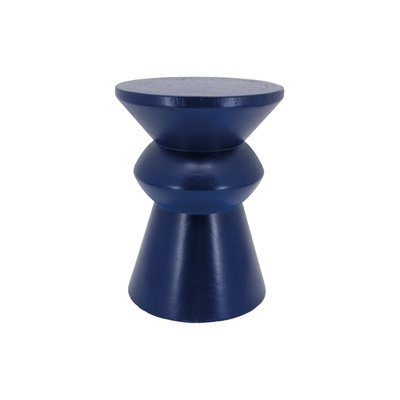 Tabouret en bois paulownia Pion Bleu AUBRY GASPARD
