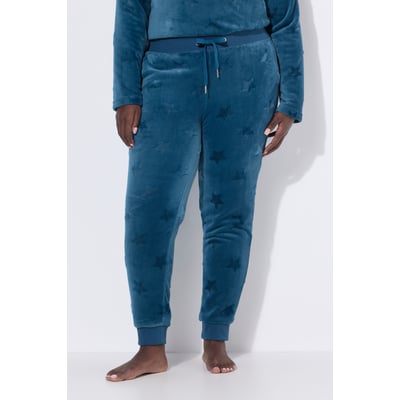 Pantalon homewear, étoiles texturées ULLA POPKEN