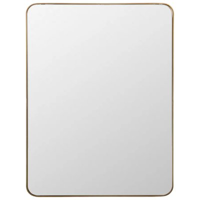 Miroir rectangulaire métal doré 75x1.5x100cm WADIGA