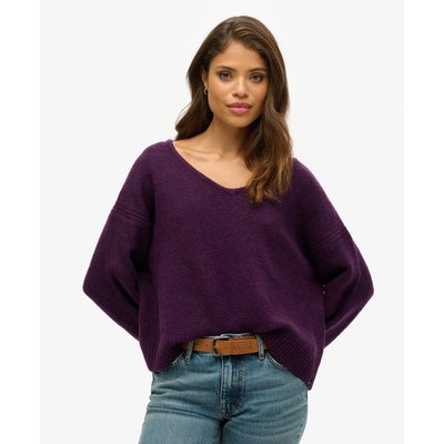 Pull oversize à col V SUPERDRY