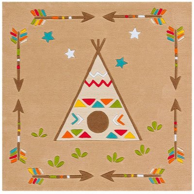 Tapis enfant carré tufté à la main ARTE ESPINA