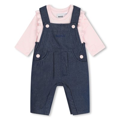 Salopette et T-shirt BOSS KIDSWEAR