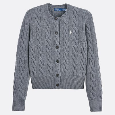 Cardigan en maille torsadée laine et cachemire POLO RALPH LAUREN