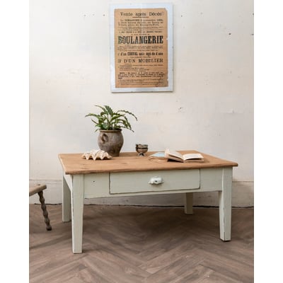 Table basse en bois Léonie N°1608 - Bon état DEBONGOUT