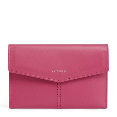 Pochette enveloppe moyen modèle en cuir lisse CHARLOTTE LE TANNEUR