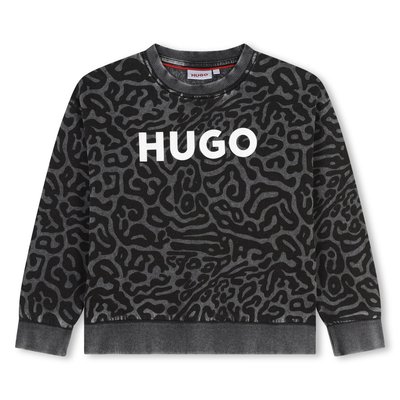 Sweat-shirt molleton imprimé HUGO KIDSWEAR