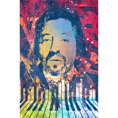 Tableau gainsbourg touch HEXOA