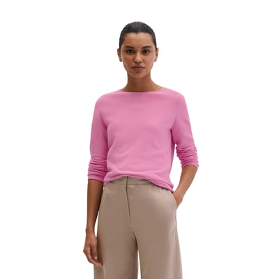 Pull en maille slim en coton organique doux MARC O'POLO