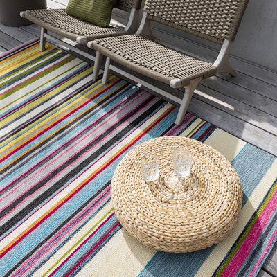 Tapis extérieur tissé kilim rectangle LAVIDA UN AMOUR DE TAPIS