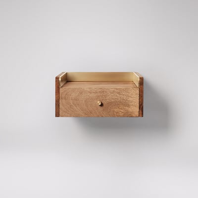 Fresco Mango Wood 1 Drawer Bedside Table SWOON
