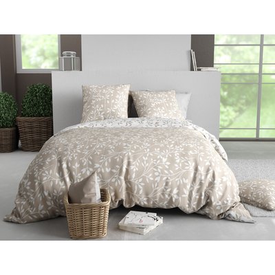 Parure Housse De Couette 3pcs Microfibre Effet Pêche TERENCE C DESIGN HOME TEXTILE