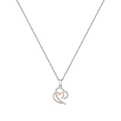 Collier en argent 925 et oxyde de zirconium CLEOR