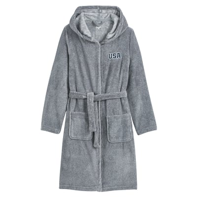 Peignoir Enfant Polaire - Taille Unique Pour Fille Et Garçon Jusqu'à 14 Ans, Chaud Et Absorbant, Pour Après Le Bain