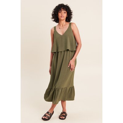 Robe fluide évasée à fines bretelles BREAL