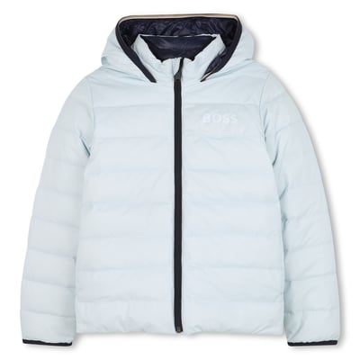 Chemise en duvet réversible avec capuche BOSS KIDSWEAR