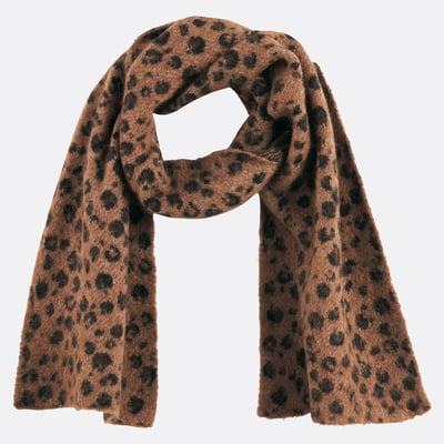 Écharpe Étole Femme Rose - Motif Chiens Trop Mignons - Coton Viscose