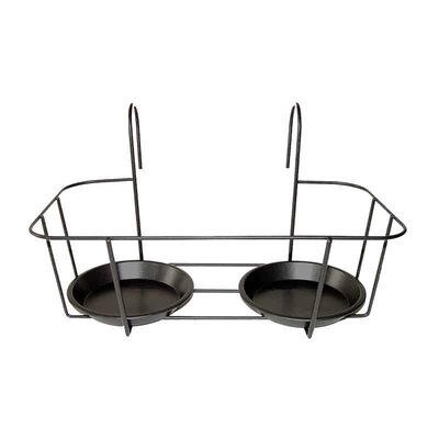 Support 2 pots pour balcon 26cm ESSCHERT DESIGN