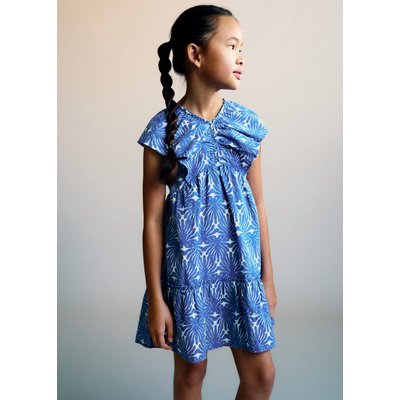 Robe imprimée manche volant MANGO KIDS