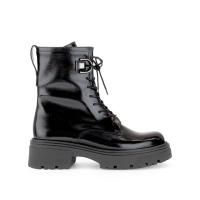 Bottines en cuir verni à talon décroché GABOR