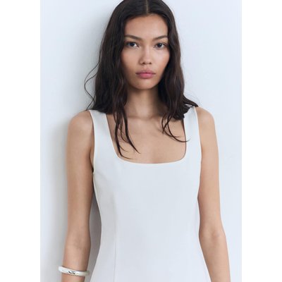Robe courte bretelles larges MANGO