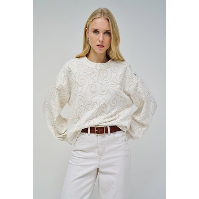 SWEATSHIRT AVEC BRILLANCE Fil textile SALSA JEANS