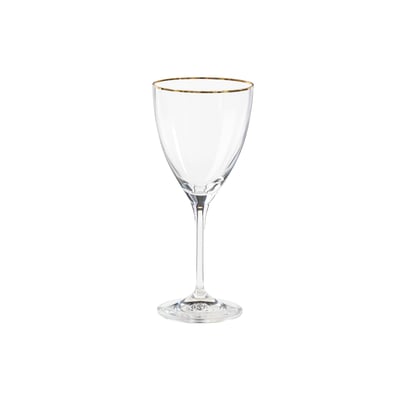 Set 6 Verres Vin avec Filet Doré Sensa, Casafina by COSTA NOVA COSTA NOVA