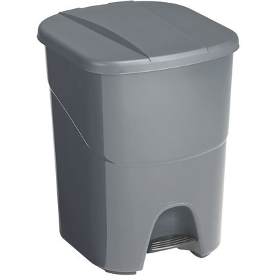 Poubelle à pédale double compartiment 40 litres JARDINDECO