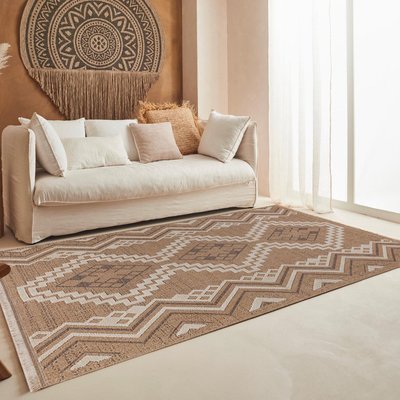 Tapis intérieur extérieur à motif ethnique TULUM NAZAR RUGS