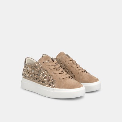 Baskets en cuir avec détail de strass sur le côté ALMA EN PENA
