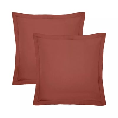 Lot de 2 taies percale de coton LA PERCALE FRANCAISE GARNIER THIEBAUT