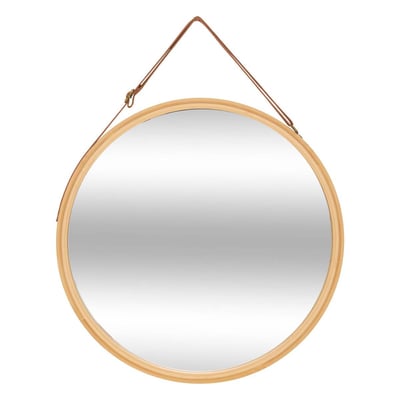MIROIR MUR CUIR ROND BAM D38 5FIVE SIMPLY SMART