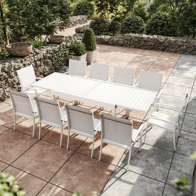 Table de jardin aluminium extensible, ANDRA AVRIL PARIS
