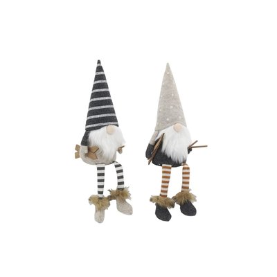 Lutins assis en tissu Lot de 2 AUBRY GASPARD