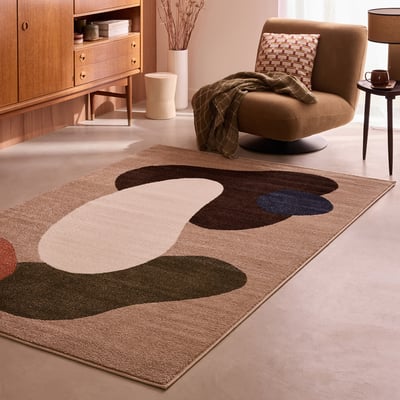 Tapis intérieur motif abstrait multicolore EUPHORIA NAZAR RUGS