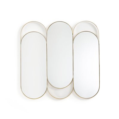 Specchio trittico ottone, Alama LA REDOUTE INTERIEURS