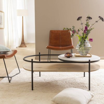 Table basse en bois de manguier  FLORENTIN MADE IN MEUBLES 